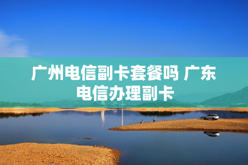 广州电信副卡套餐吗 广东电信办理副卡