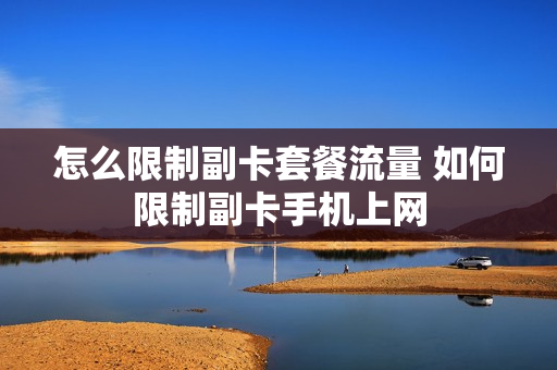 怎么限制副卡套餐流量 如何限制副卡手机上网