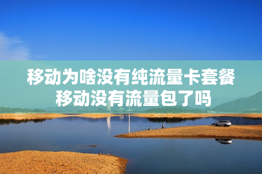 移动为啥没有纯流量卡套餐 移动没有流量包了吗