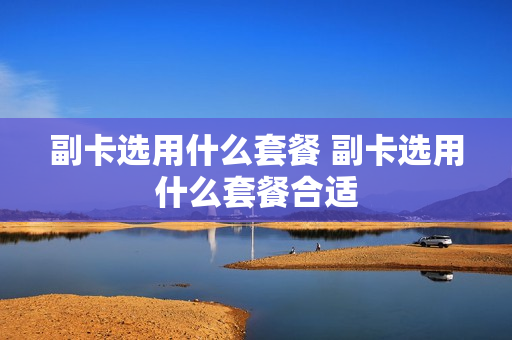 副卡选用什么套餐 副卡选用什么套餐合适