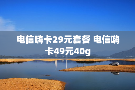 电信嗨卡29元套餐 电信嗨卡49元40g