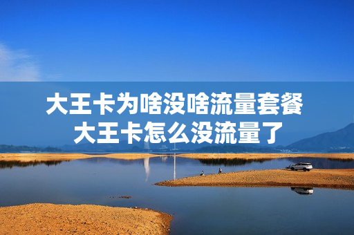 大王卡为啥没啥流量套餐 大王卡怎么没流量了