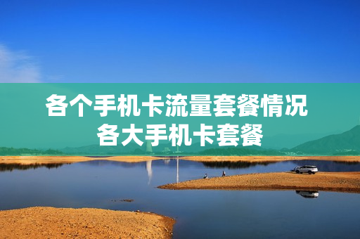 各个手机卡流量套餐情况 各大手机卡套餐