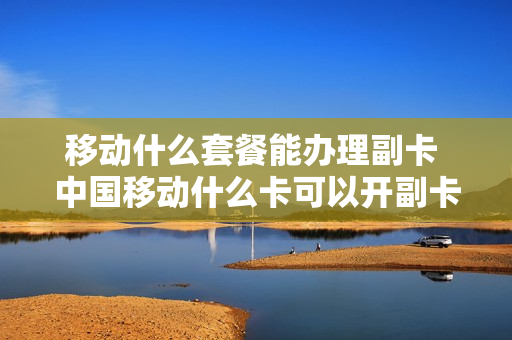 移动什么套餐能办理副卡 中国移动什么卡可以开副卡