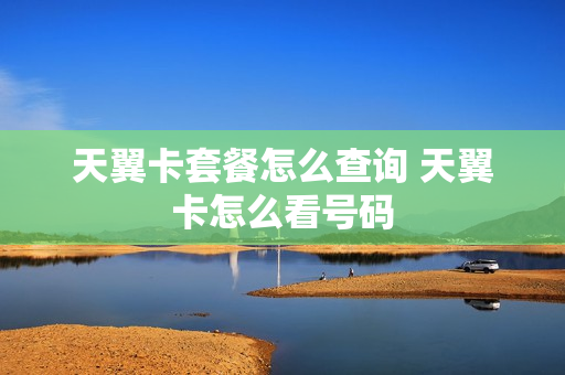 天翼卡套餐怎么查询 天翼卡怎么看号码