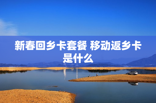 新春回乡卡套餐 移动返乡卡是什么