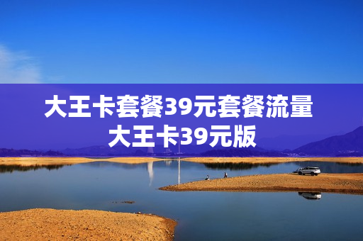 大王卡套餐39元套餐流量 大王卡39元版