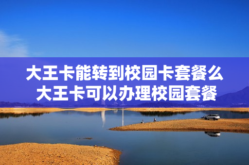 大王卡能转到校园卡套餐么 大王卡可以办理校园套餐吗