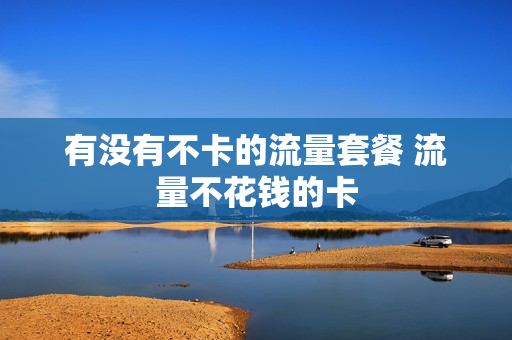 有没有不卡的流量套餐 流量不花钱的卡