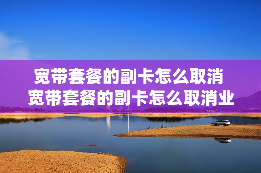 宽带套餐的副卡怎么取消 宽带套餐的副卡怎么取消业务