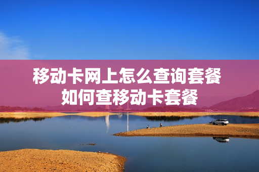 移动卡网上怎么查询套餐 如何查移动卡套餐