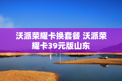 沃派荣耀卡换套餐 沃派荣耀卡39元版山东