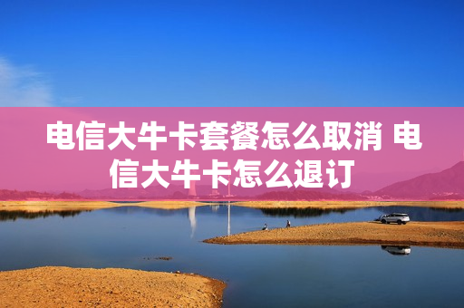 电信大牛卡套餐怎么取消 电信大牛卡怎么退订