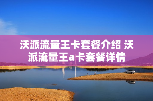 沃派流量王卡套餐介绍 沃派流量王a卡套餐详情