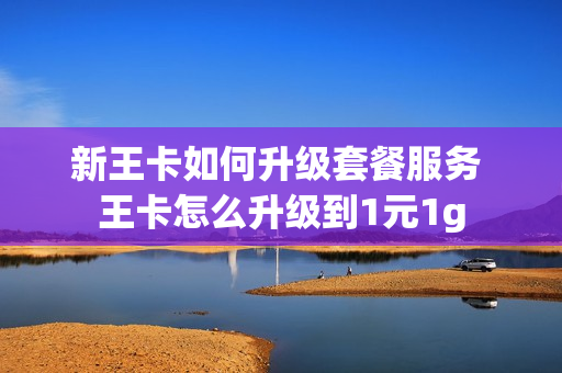 新王卡如何升级套餐服务 王卡怎么升级到1元1g
