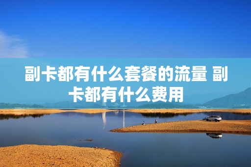副卡都有什么套餐的流量 副卡都有什么费用