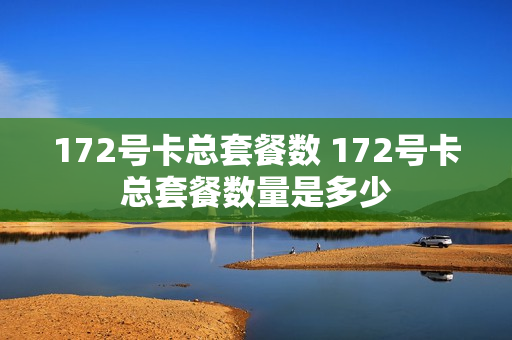 172号卡总套餐数 172号卡总套餐数量是多少