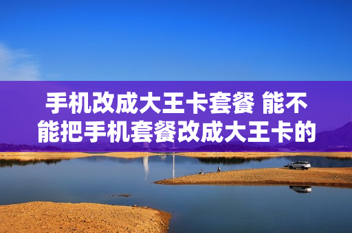 手机改成大王卡套餐 能不能把手机套餐改成大王卡的