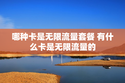 哪种卡是无限流量套餐 有什么卡是无限流量的