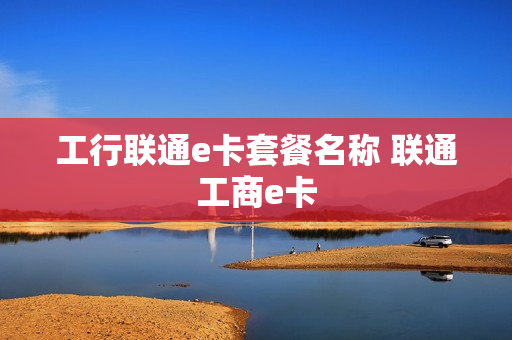 工行联通e卡套餐名称 联通工商e卡