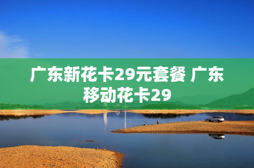 广东新花卡29元套餐 广东移动花卡29