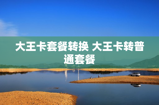 大王卡套餐转换 大王卡转普通套餐