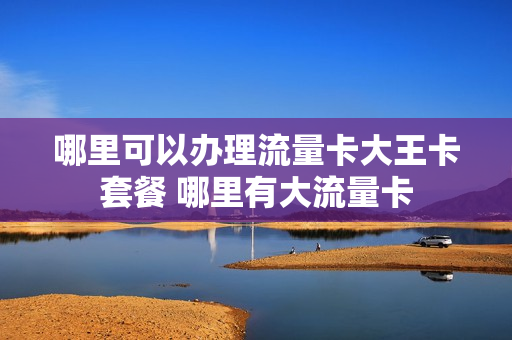 哪里可以办理流量卡大王卡套餐 哪里有大流量卡