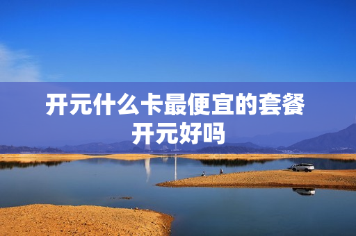 开元什么卡最便宜的套餐 开元好吗