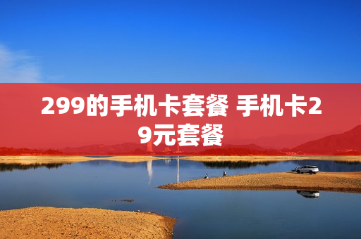 299的手机卡套餐 手机卡29元套餐