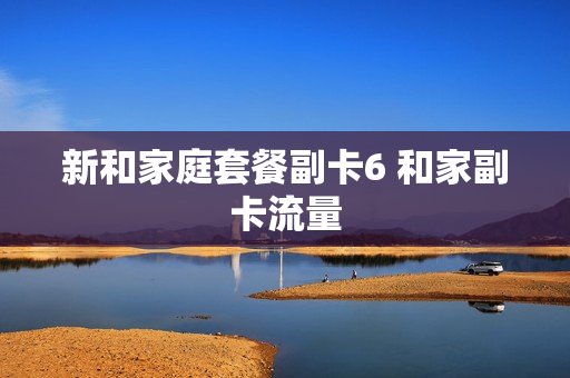 新和家庭套餐副卡6 和家副卡流量
