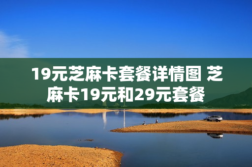 19元芝麻卡套餐详情图 芝麻卡19元和29元套餐