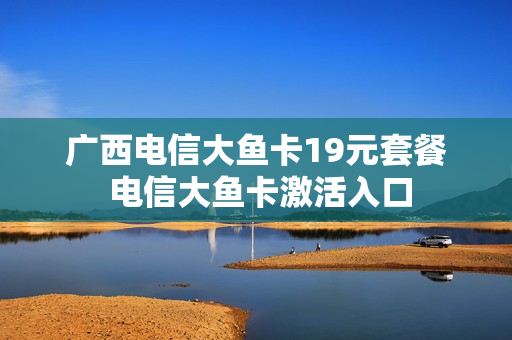 广西电信大鱼卡19元套餐 电信大鱼卡激活入口