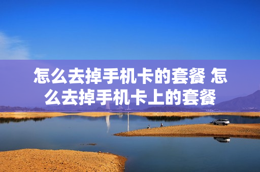 怎么去掉手机卡的套餐 怎么去掉手机卡上的套餐