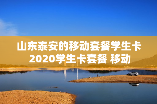 山东泰安的移动套餐学生卡 2020学生卡套餐 移动