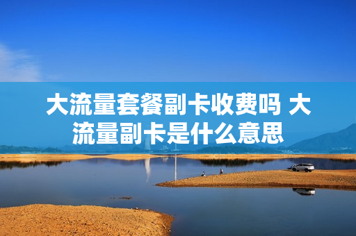 大流量套餐副卡收费吗 大流量副卡是什么意思