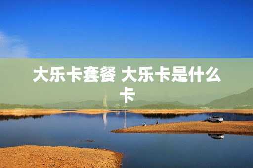 大乐卡套餐 大乐卡是什么卡