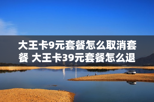 大王卡9元套餐怎么取消套餐 大王卡39元套餐怎么退订