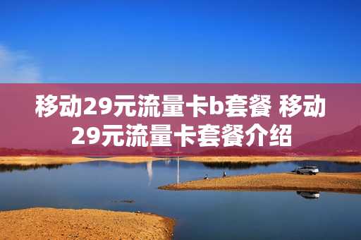 移动29元流量卡b套餐 移动29元流量卡套餐介绍
