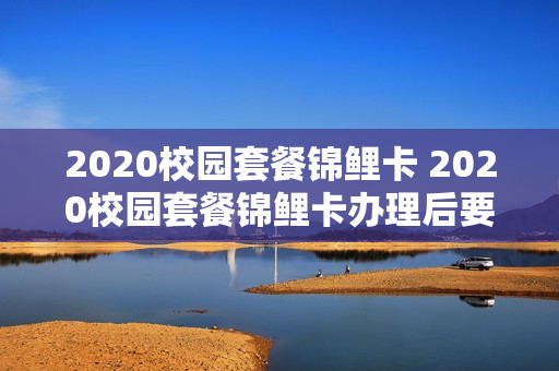 2020校园套餐锦鲤卡 2020校园套餐锦鲤卡办理后要主动缴费吗