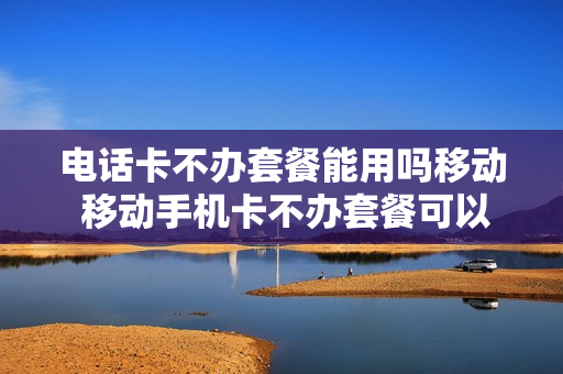电话卡不办套餐能用吗移动 移动手机卡不办套餐可以用吗