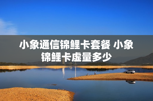 小象通信锦鲤卡套餐 小象锦鲤卡虚量多少