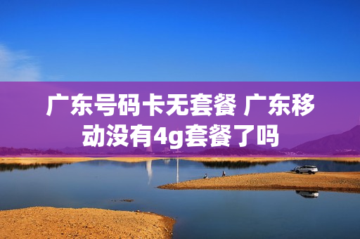 广东号码卡无套餐 广东移动没有4g套餐了吗