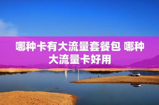 哪种卡有大流量套餐包 哪种大流量卡好用