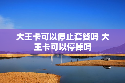 大王卡可以停止套餐吗 大王卡可以停掉吗