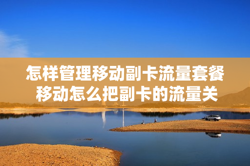 怎样管理移动副卡流量套餐 移动怎么把副卡的流量关掉