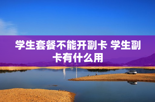 学生套餐不能开副卡 学生副卡有什么用
