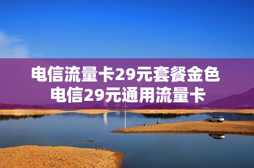 电信流量卡29元套餐金色 电信29元通用流量卡