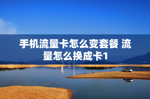 手机流量卡怎么变套餐 流量怎么换成卡1
