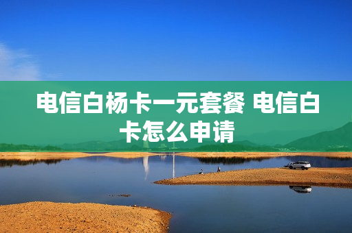 电信白杨卡一元套餐 电信白卡怎么申请