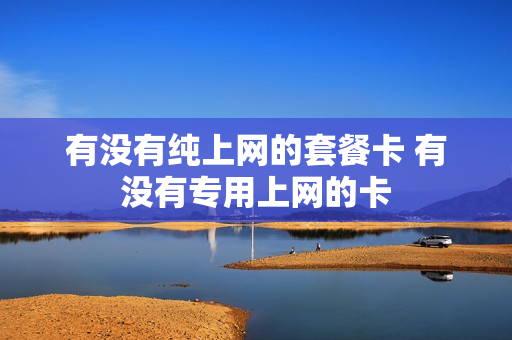 有没有纯上网的套餐卡 有没有专用上网的卡